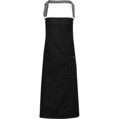 Avental em ganga efeito encerado District